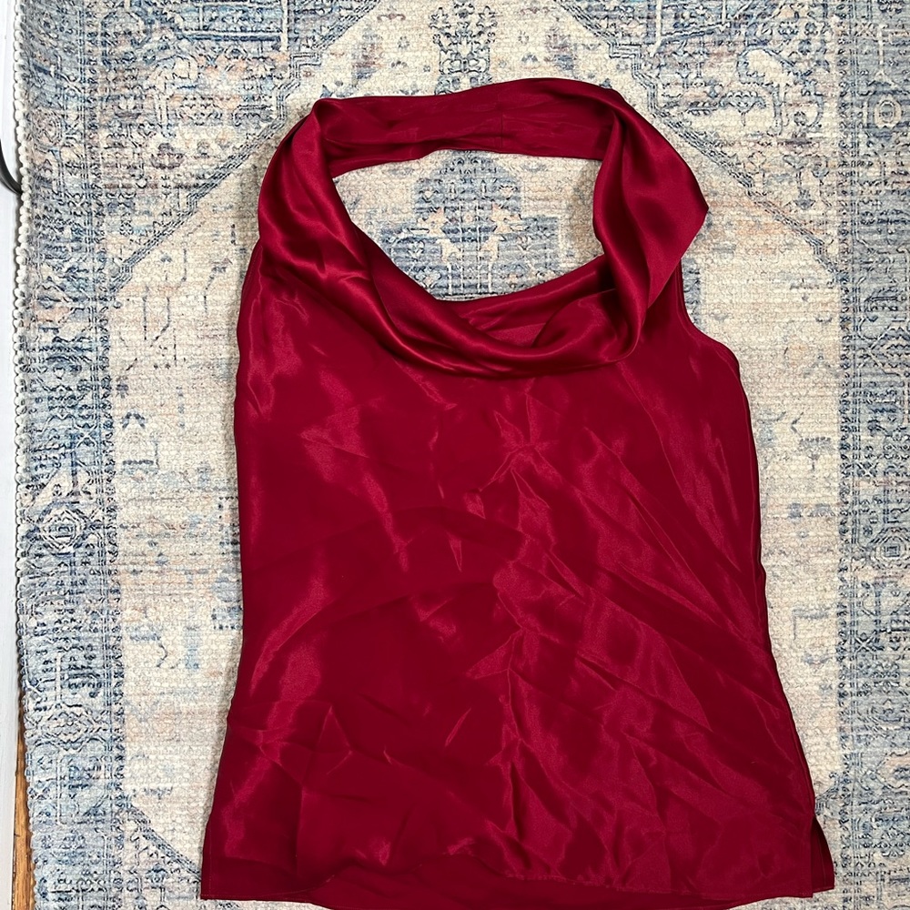 7 for all mankind Silk Blouse - Picture 7 of 7